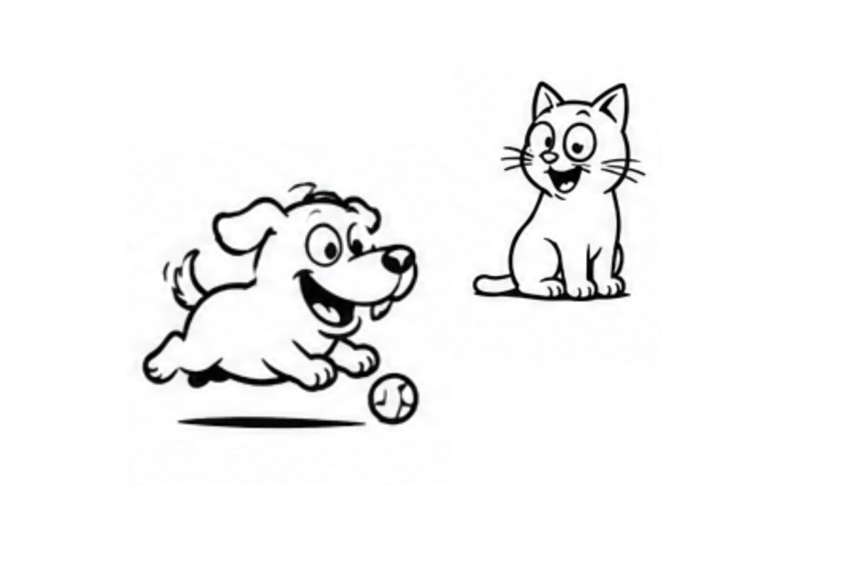 猫と犬の社会性イラスト2